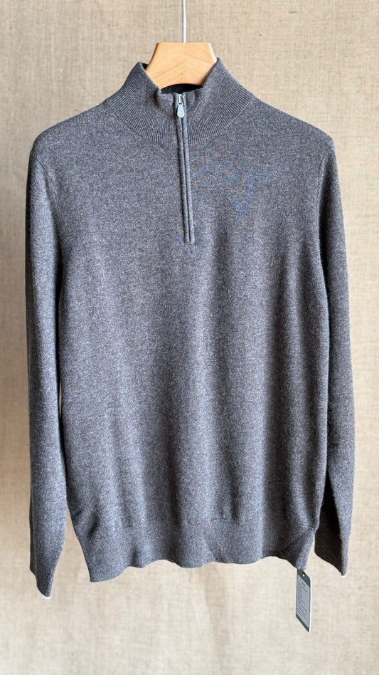 Loro Piana Polo Sweater - Dark Grey