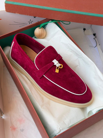Loro Piana Loafers - Burgundy, Navy, Grey, Green