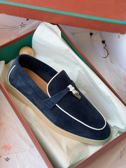 Loro Piana Loafers - Burgundy, Navy, Grey, Green