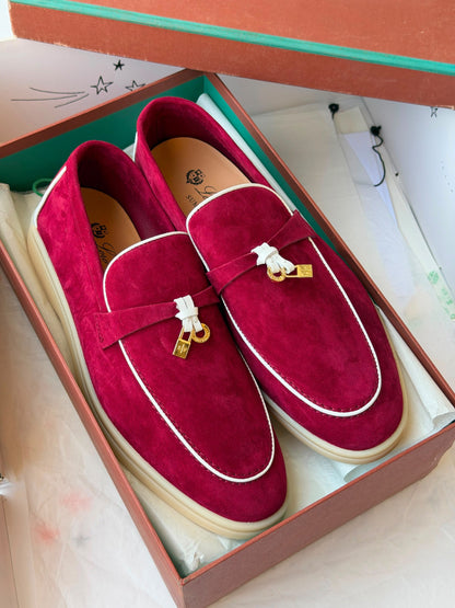 Loro Piana Loafers - Burgundy, Navy, Grey, Green