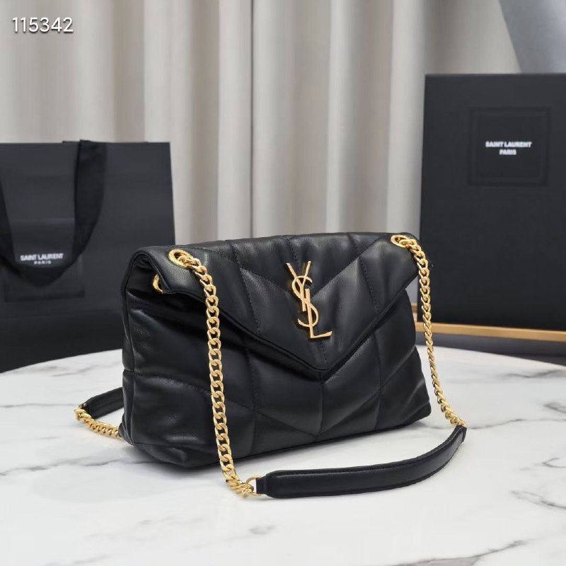 YSL Shoulder Bag - Black