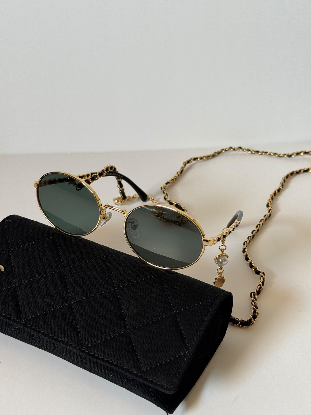Chanel Sunglasses - Gold & Green