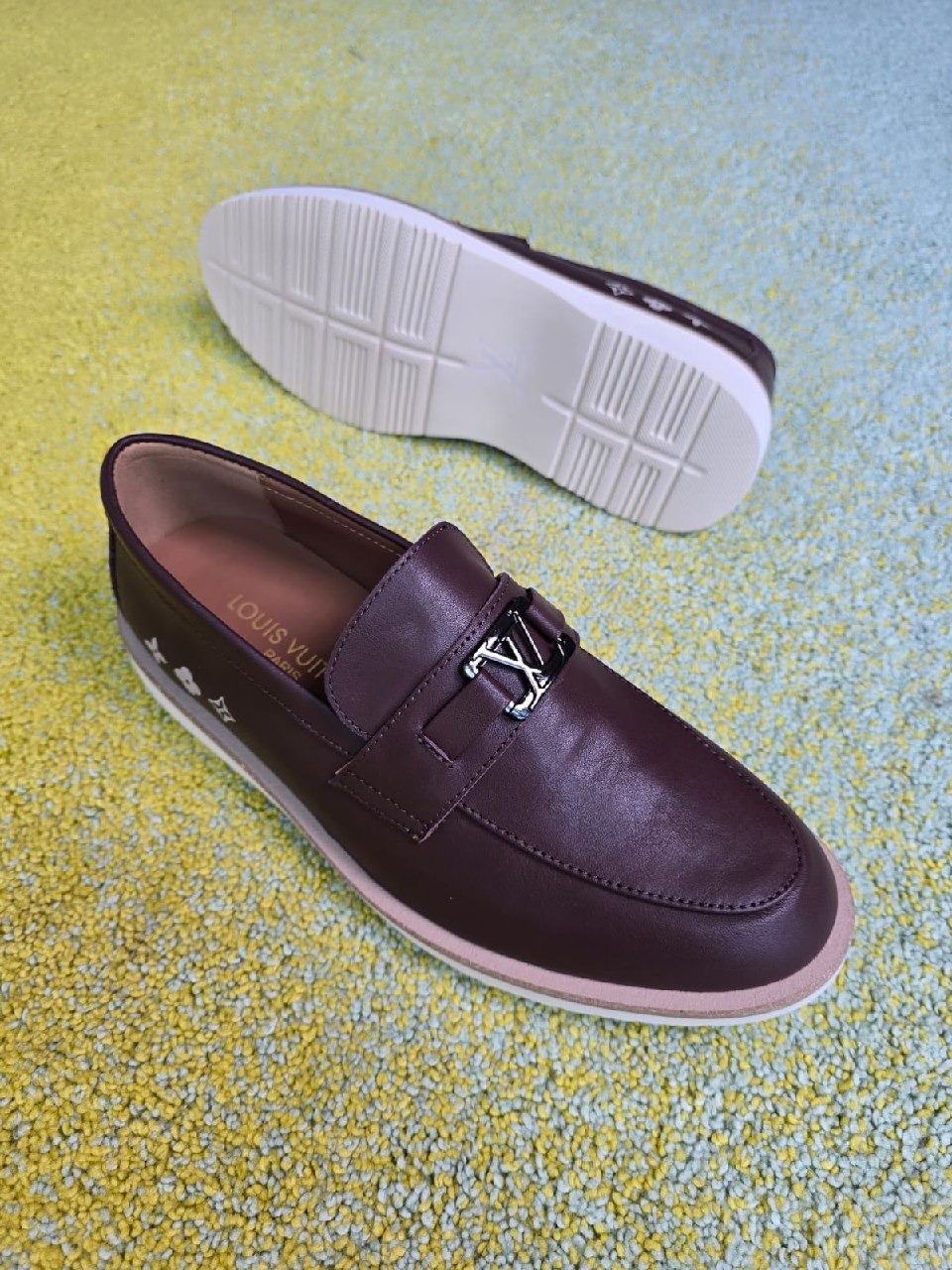 Louis Vuitton Loafers - Burgundy