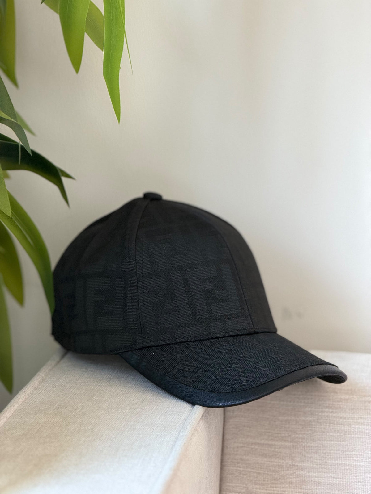 Fendi Monogram Cap - Black Monogram
