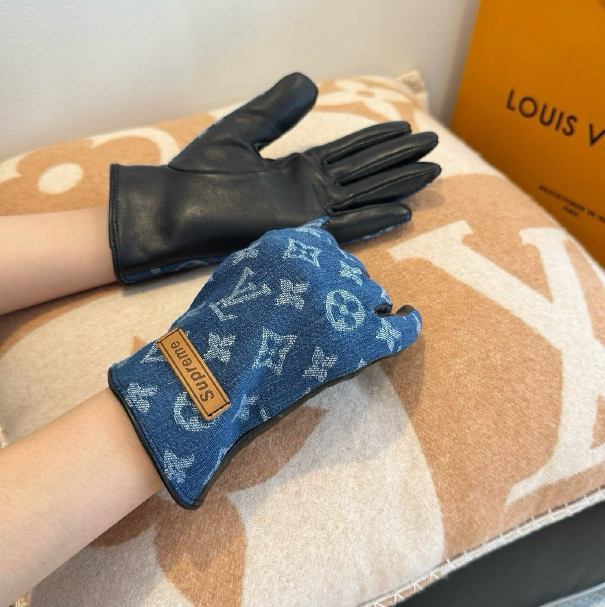 Louis Vuitton Gloves - Blue Monogram