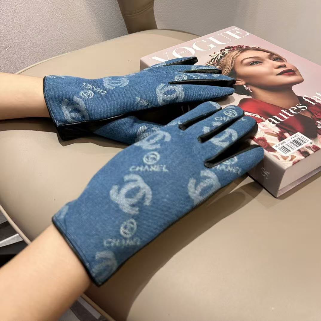 Chanel Gloves - Blue