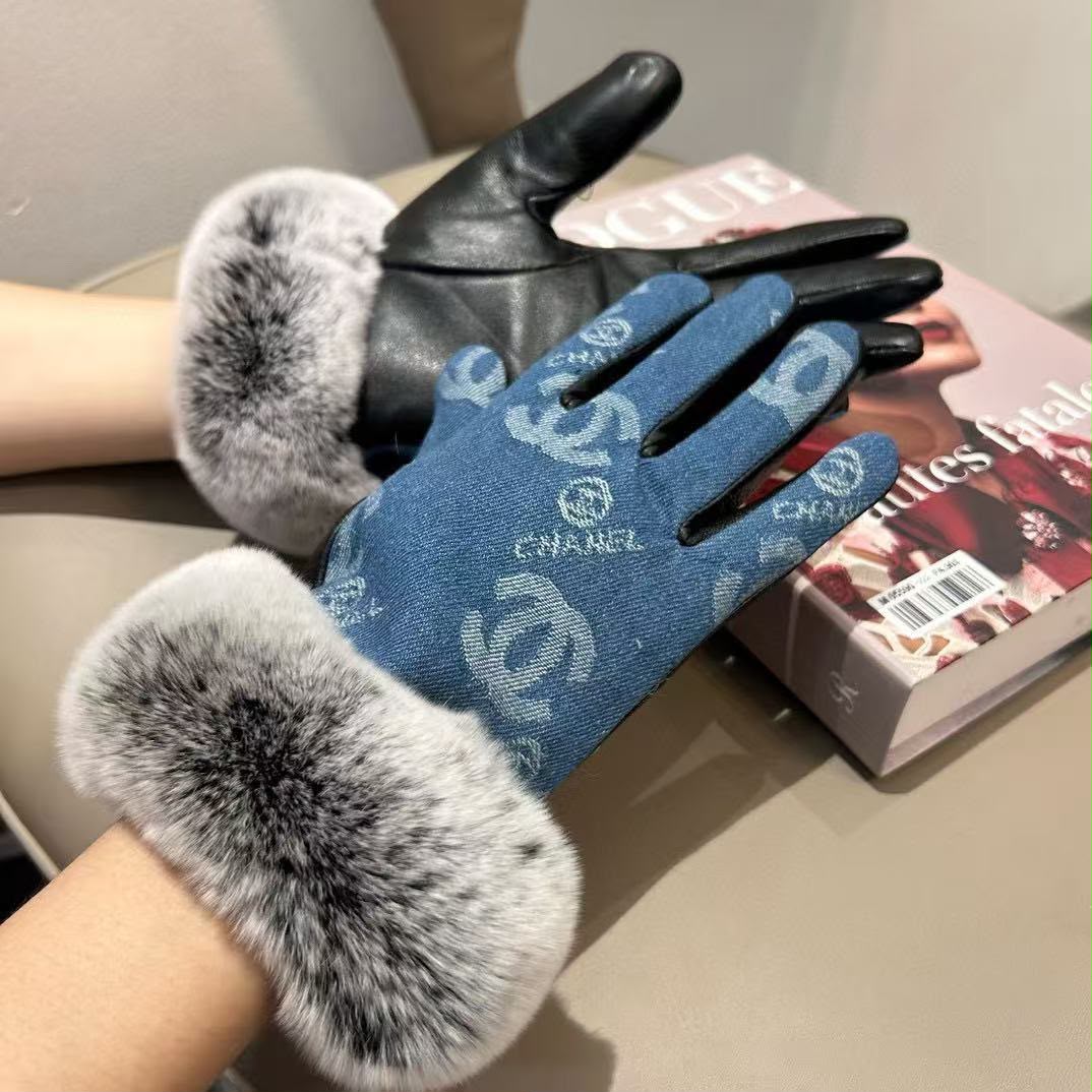 Chanel Gloves - Blue