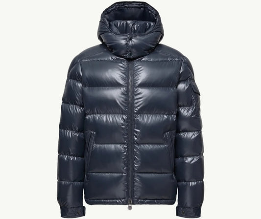 Moncler Hooded Puffer Jacket - Navy