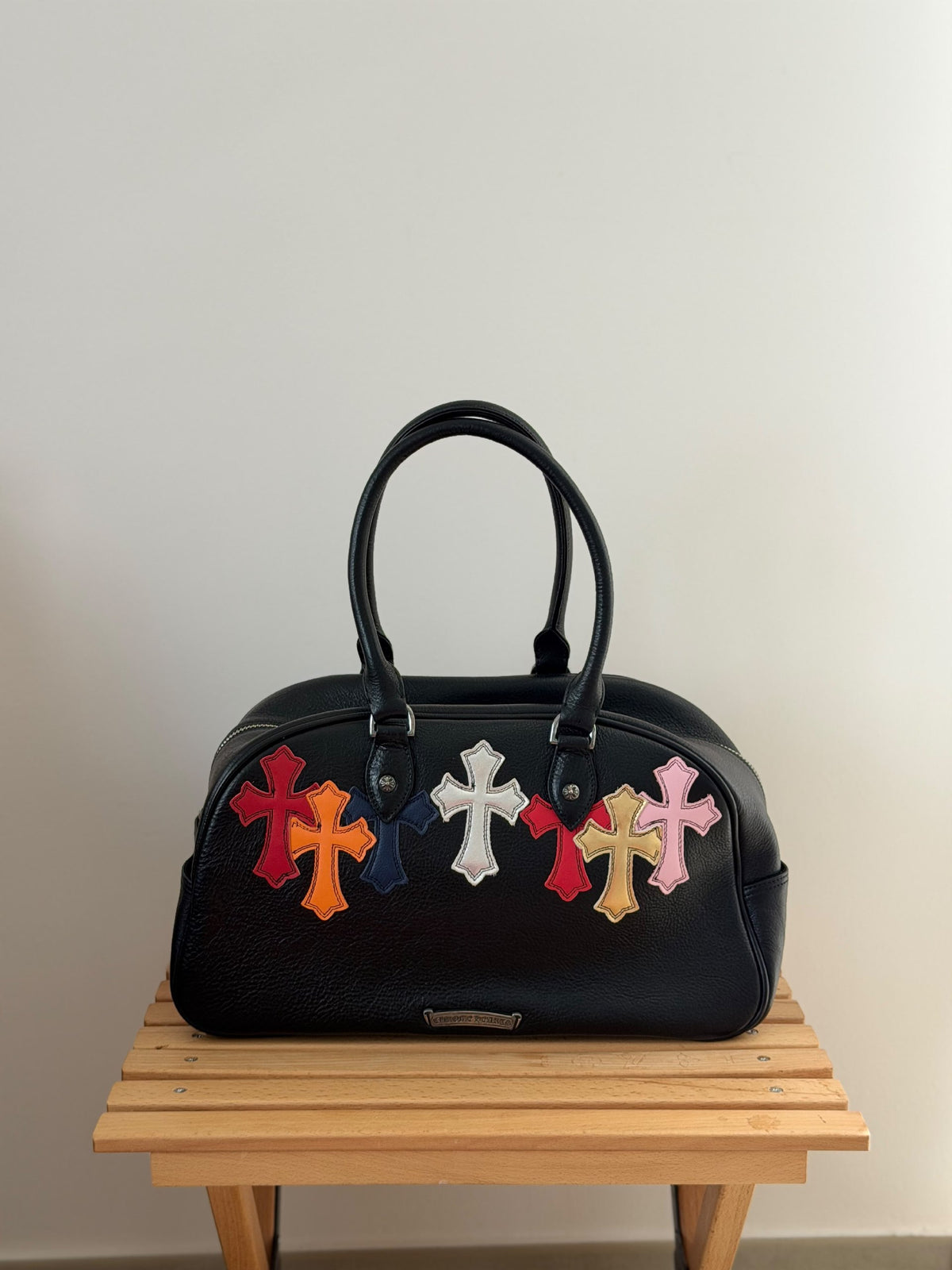Chrome Hearts Layered Cross Handbag - Black