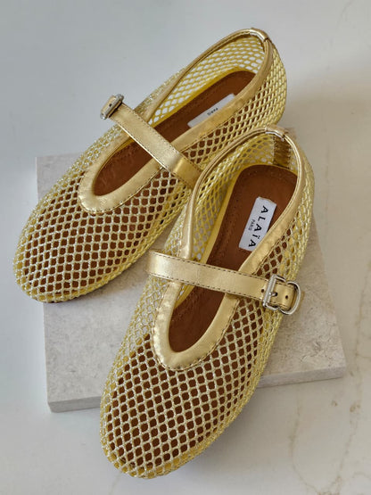 Alaïa Ballerina - Gold