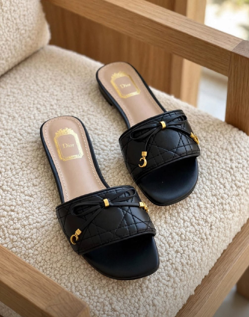 Dior Slippers - Black