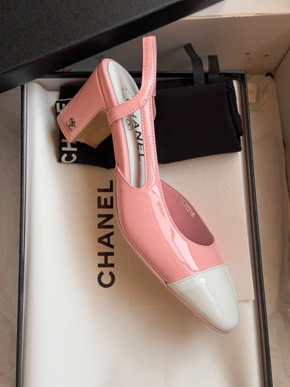 Chanel Ballerina - Pink & White