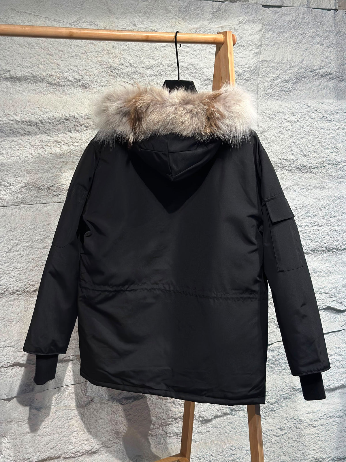 Canada Goose Hooded Jacket - Black