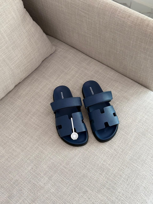 Hermès Slippers - Navy