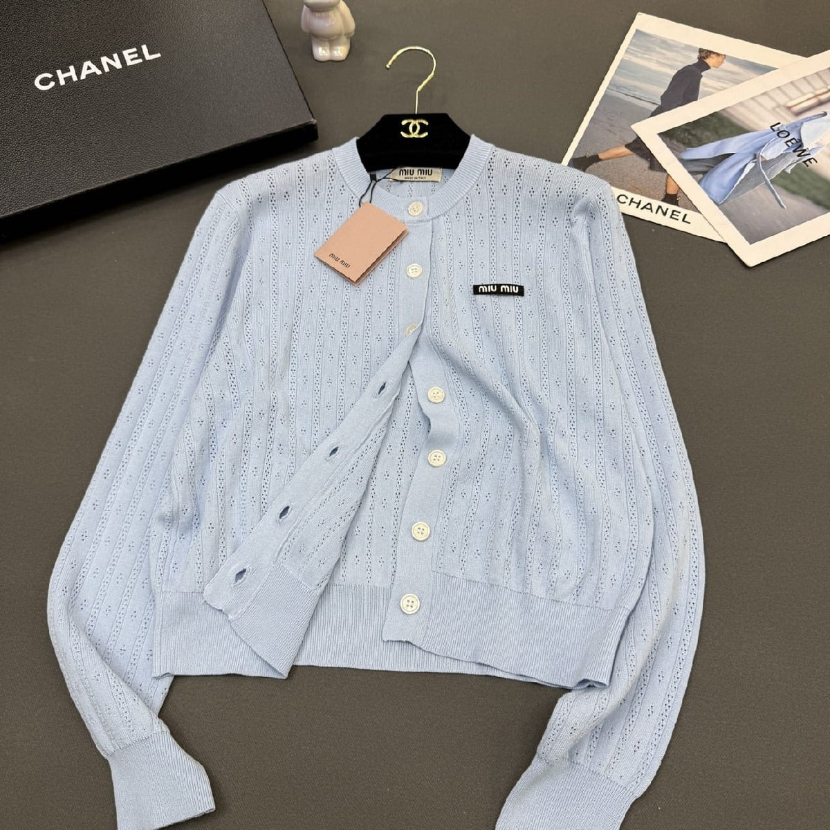 Miu Miu Cardigan - Light Blue
