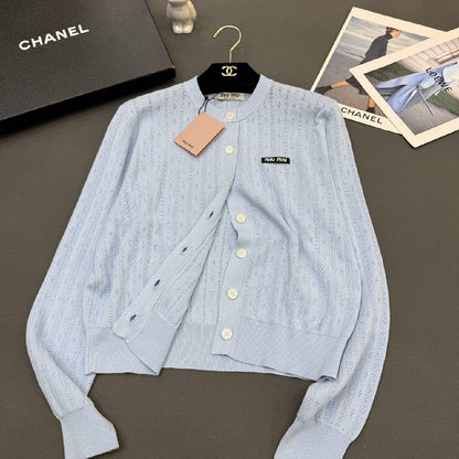 Miu Miu Cardigan - Light Blue