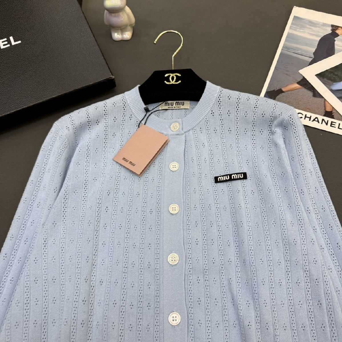 Miu Miu Cardigan - Light Blue