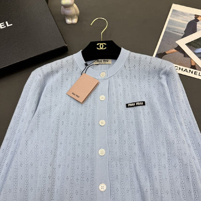 Miu Miu Cardigan - Light Blue