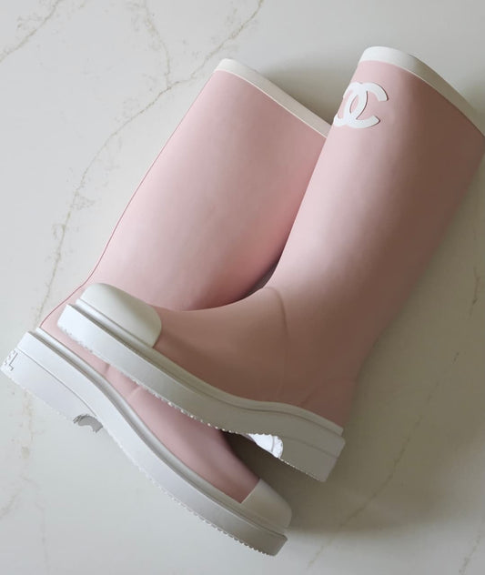 Chanel Boots - Pink