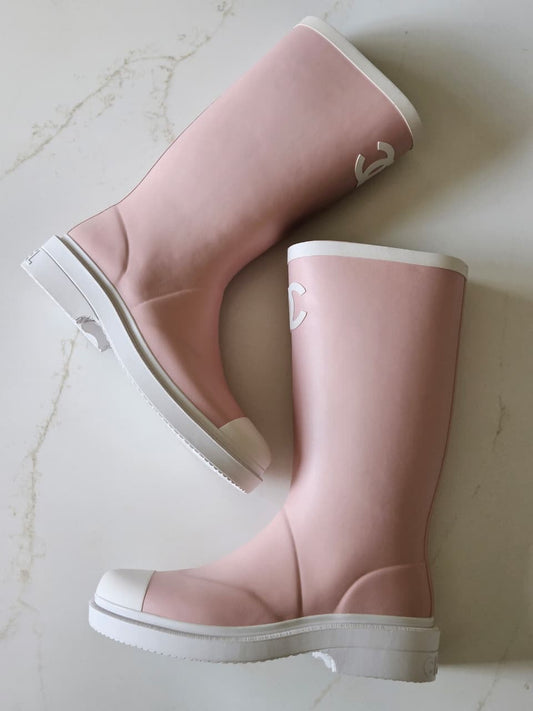 Chanel Boots - Pink