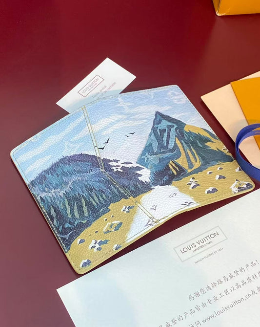 Louis Vuitton Scenic Panel Card Holder - Multi