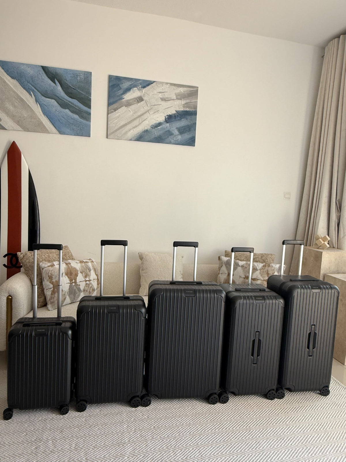 Rimowa Ribbed Trolley - Black