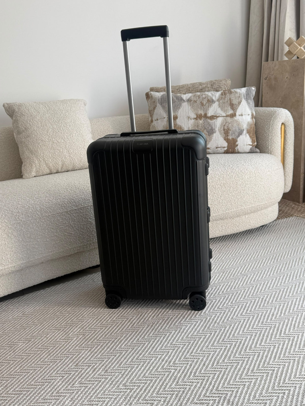 Rimowa Ribbed Trolley - Black