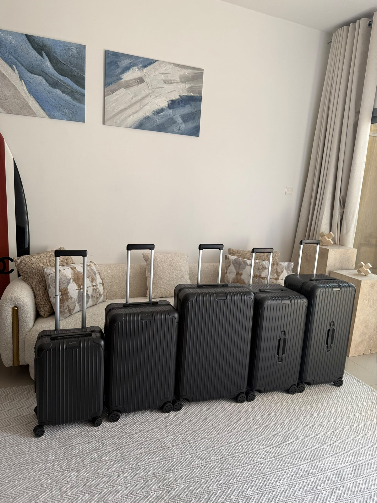 Rimowa Ribbed Trolley - Black