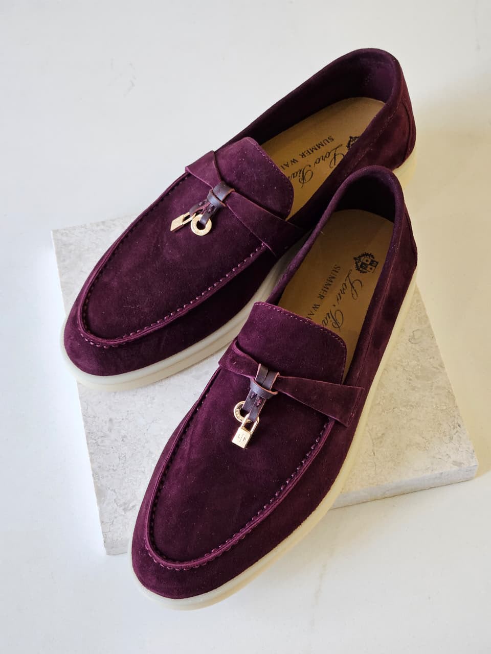 Loro Piana Loafers - Burgundy