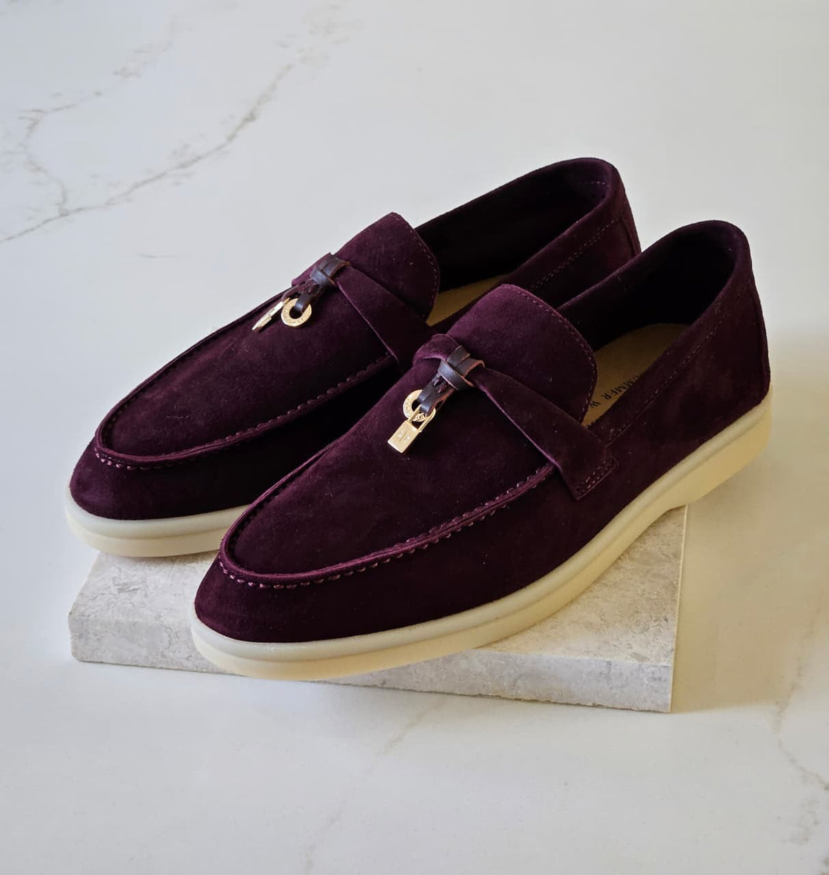 Loro Piana Loafers - Burgundy