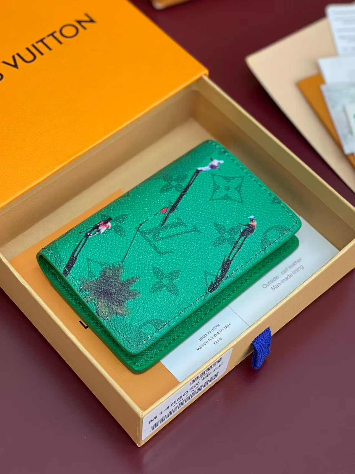 Louis Vuitton Card Holder - Green