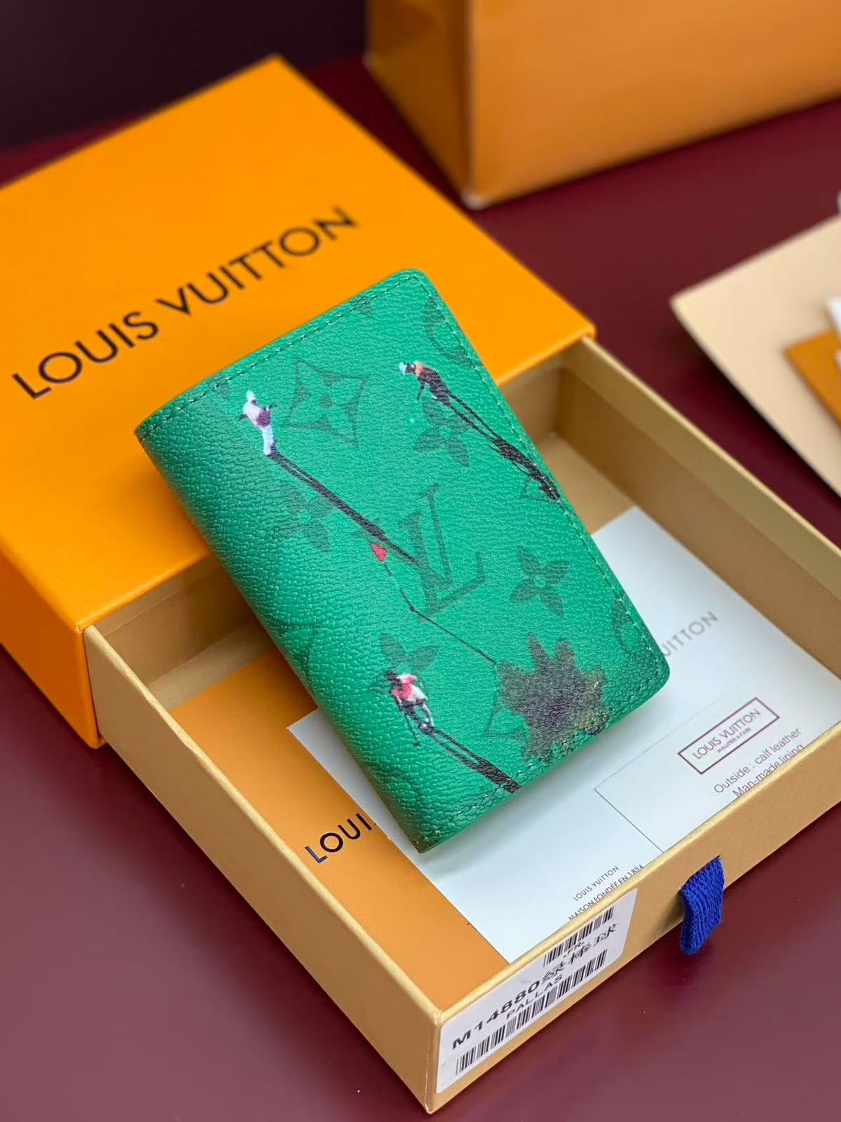 Louis Vuitton Card Holder - Green