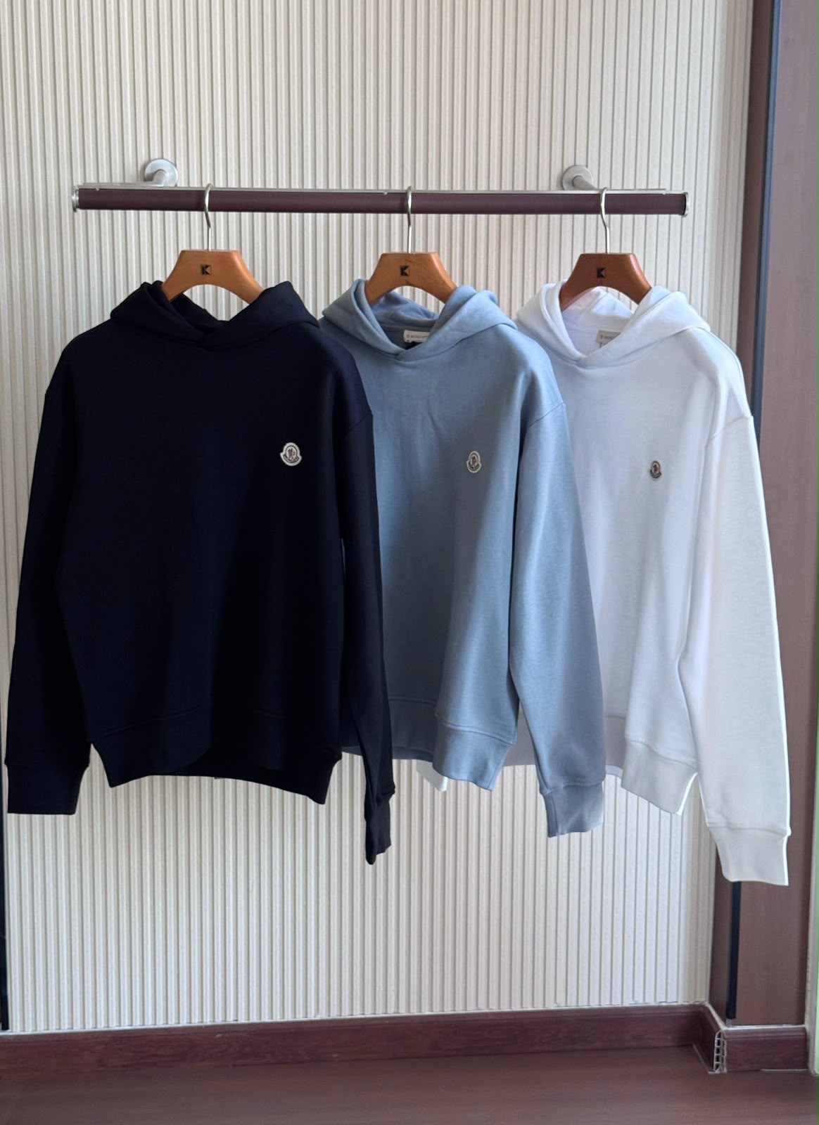Moncler Hoodie - White, Blue, Black