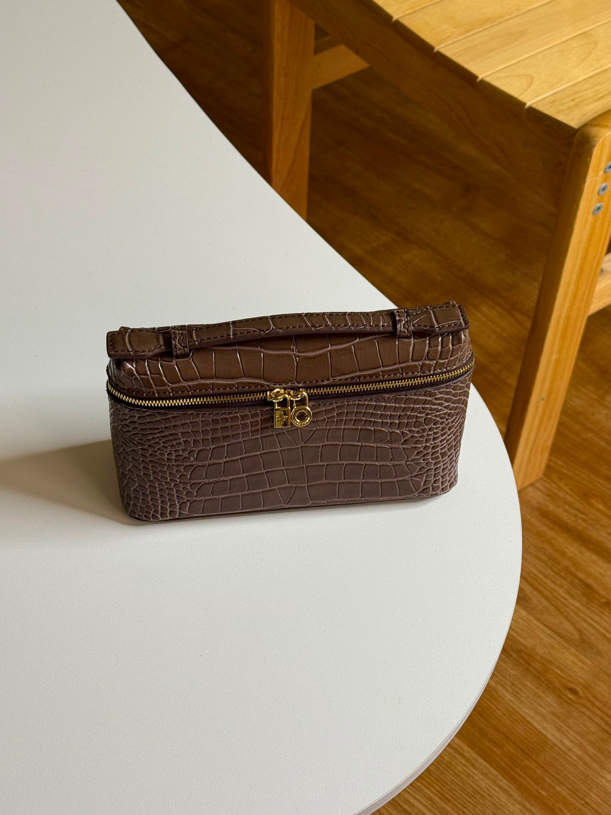 Loro Piana Handbag - Brown Embossed