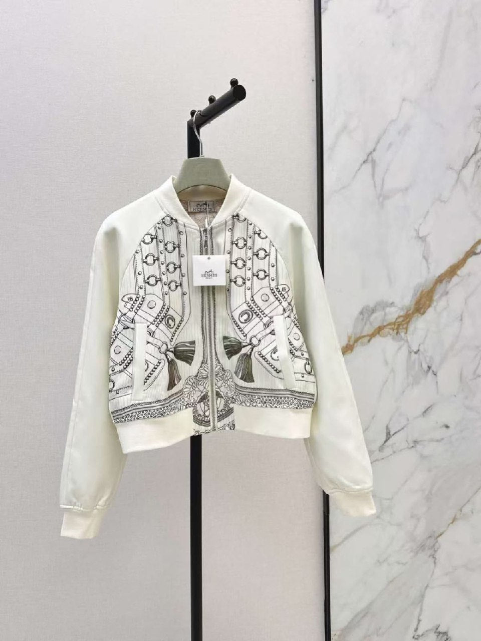 Hermès Bomber Jacket - White