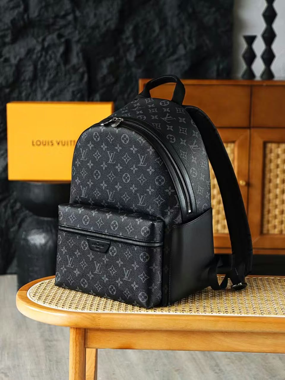 Louis Vuitton Discovery Backpack - Black Monogram