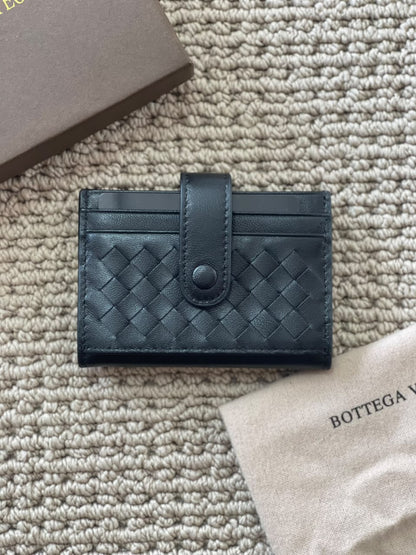 Bottega Veneta Card Holder - Grey, Blue, Black, Dark Grey