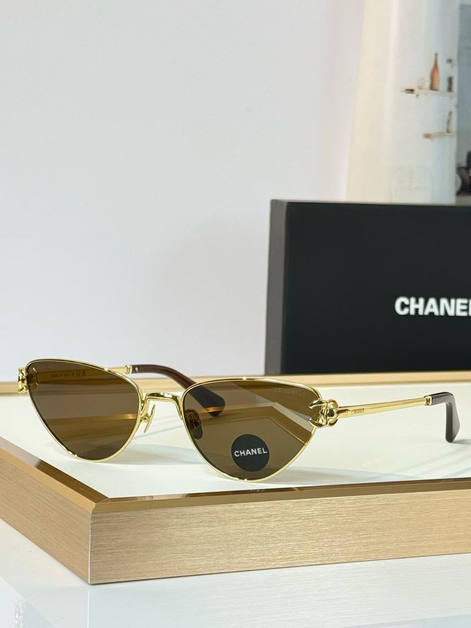 Chanel Sunglasses - Gold & Brown
