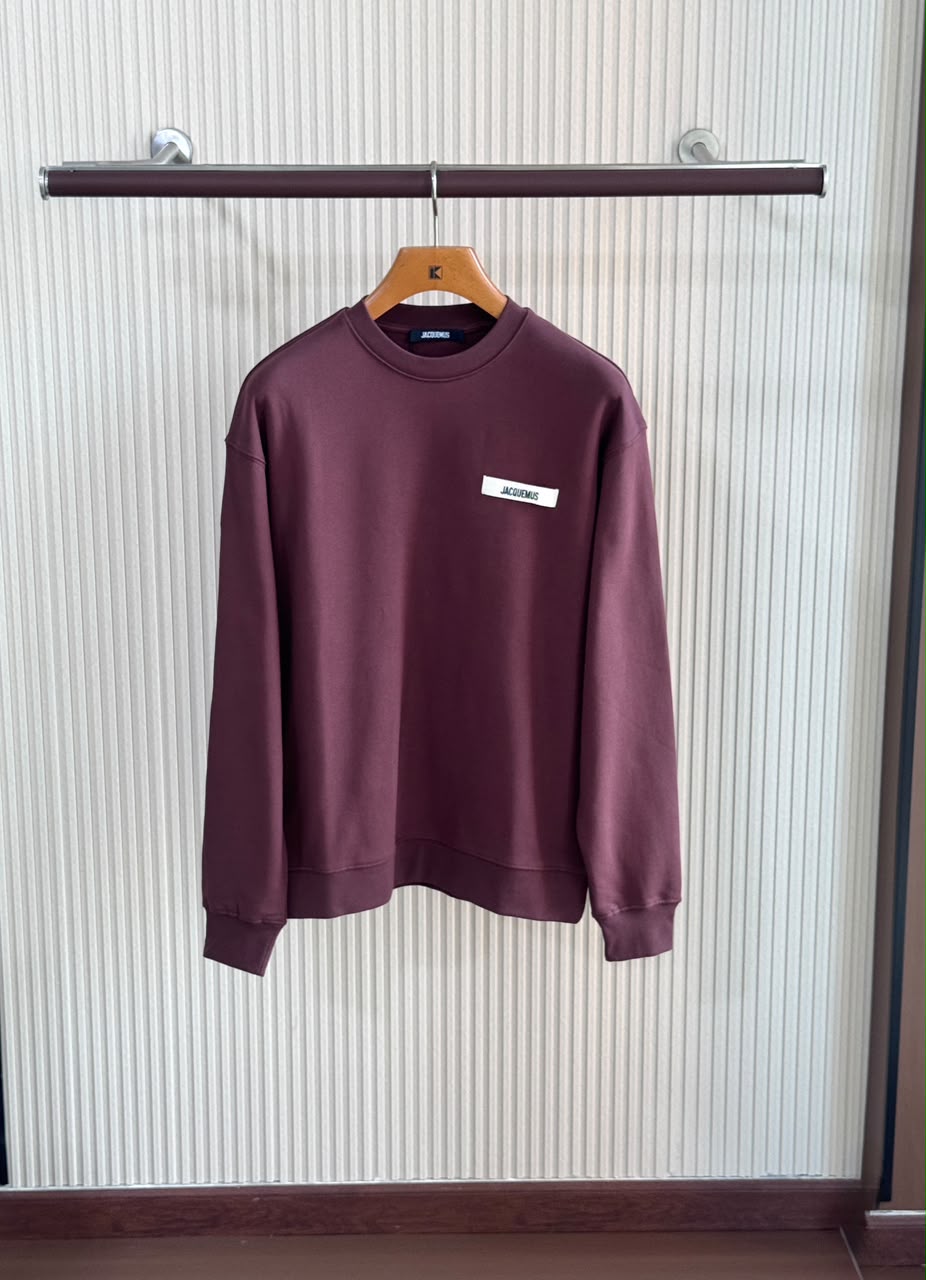 Jacquemus Sweatshirt - Black, Burgundy, White, Light Blue