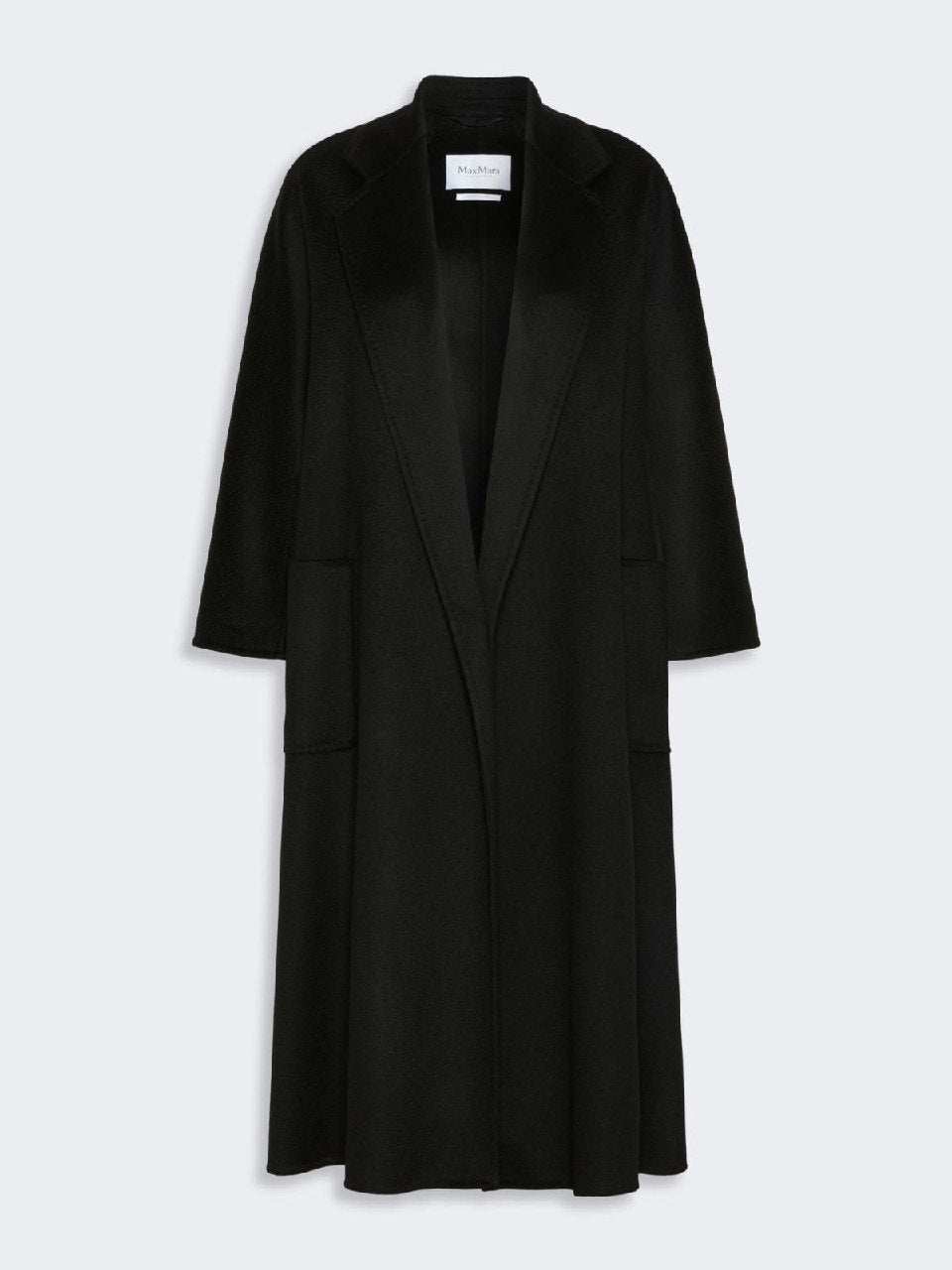 Max Mara Coat Wide Sleeve - Black