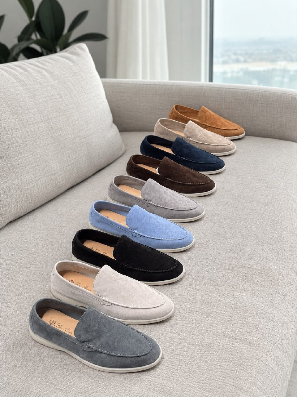 Loro Piana Loafers - Light Blue, Navy, Black, Beige, Brown, Grey, White, Dark Grey