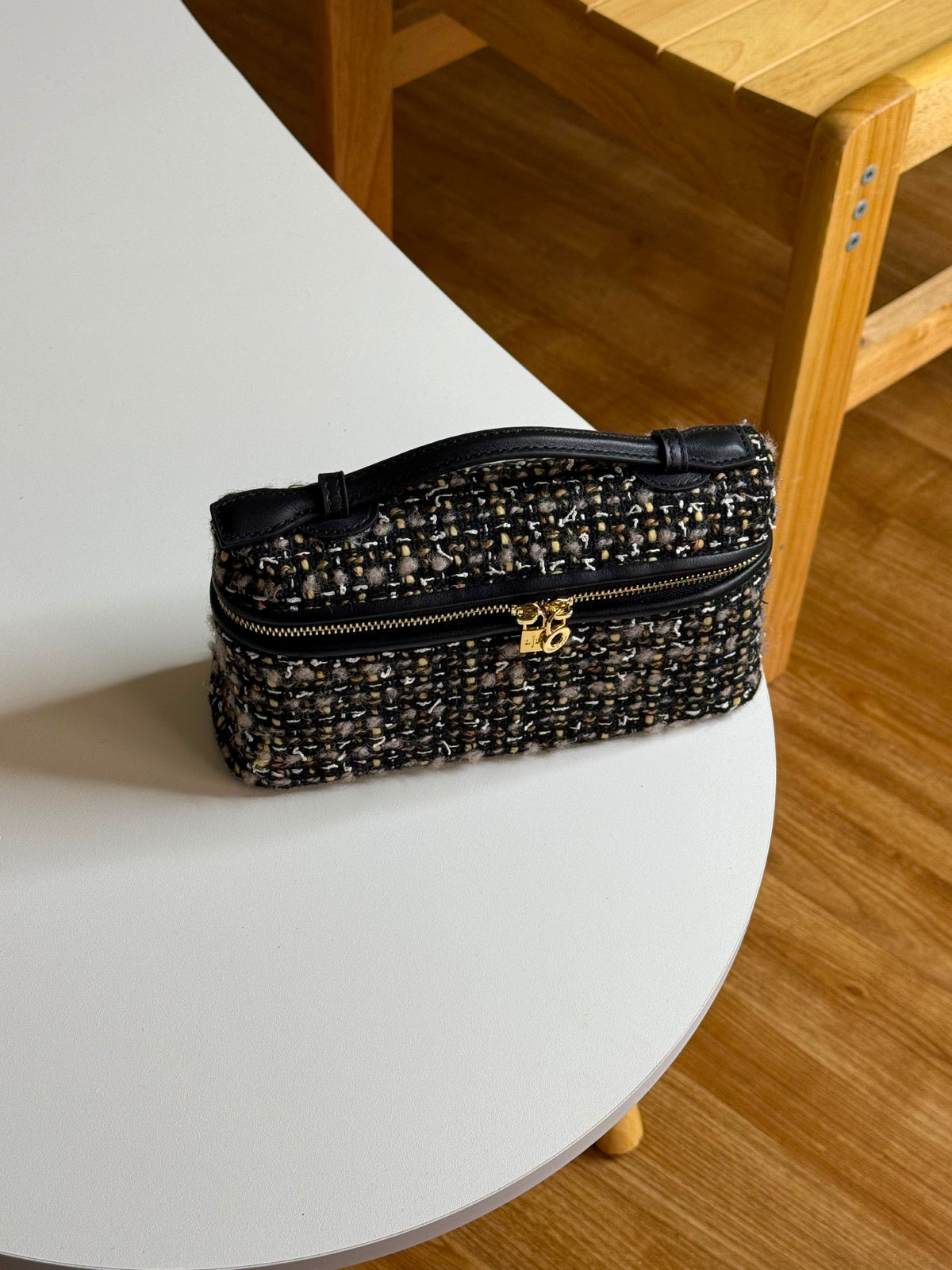 Loro Piana Makeup Bag - Black