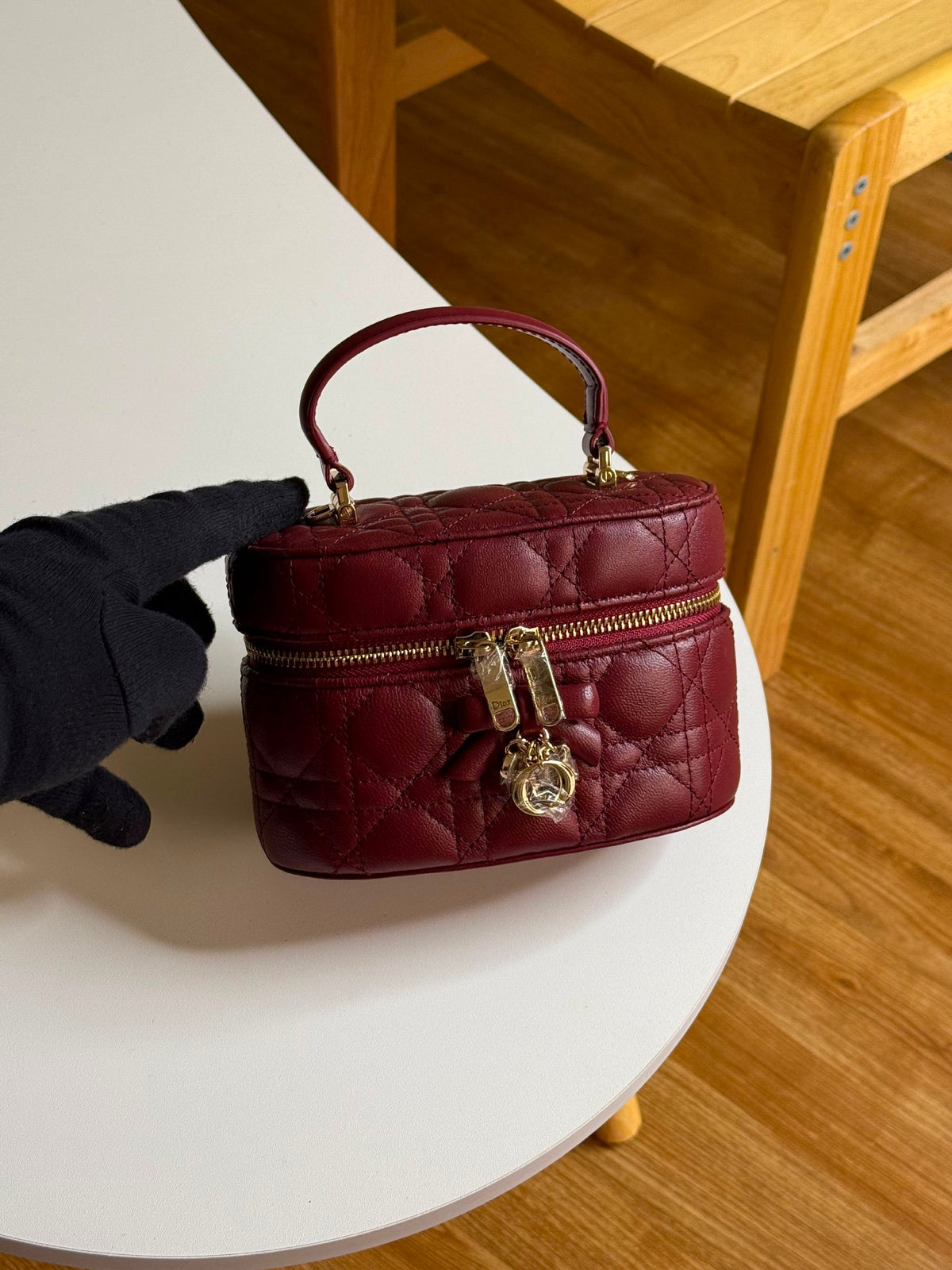 Dior Makeup Bag - Burgundy