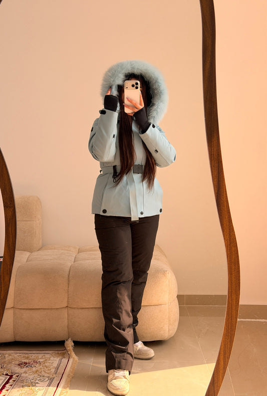 Moncler Hooded Jacket - Light Blue