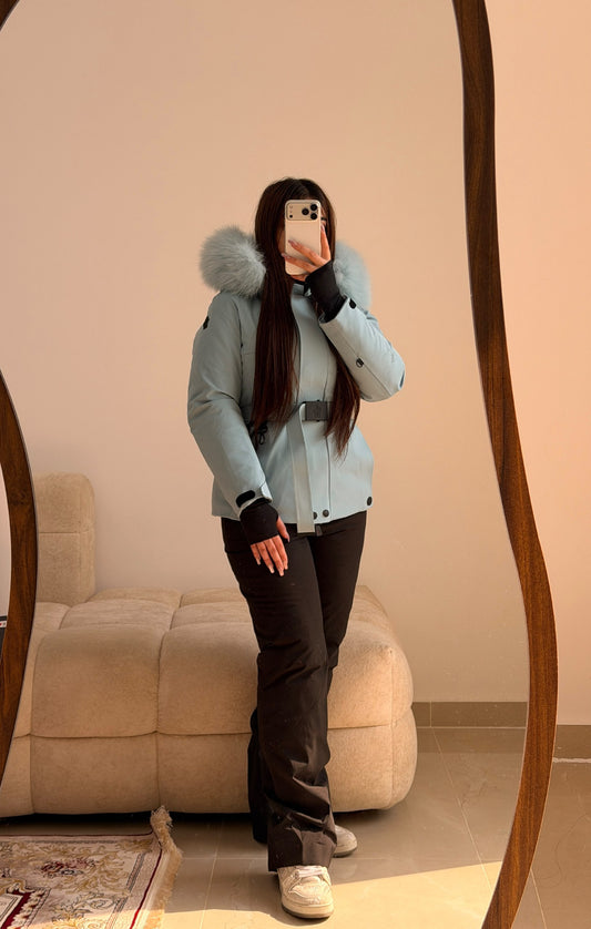 Moncler Hooded Jacket - Light Blue