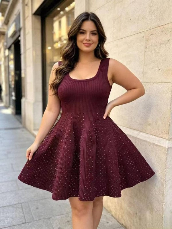 Sandro Dress - Maroon