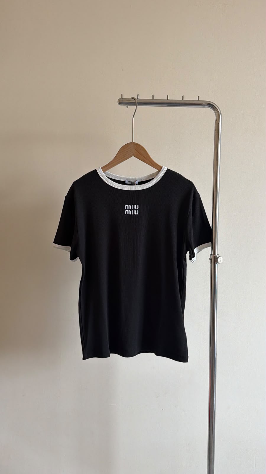 Miu Miu T-Shirt - Black, White, Green