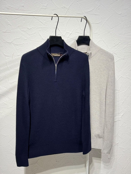 Loro Piana Sweater - Navy, Grey