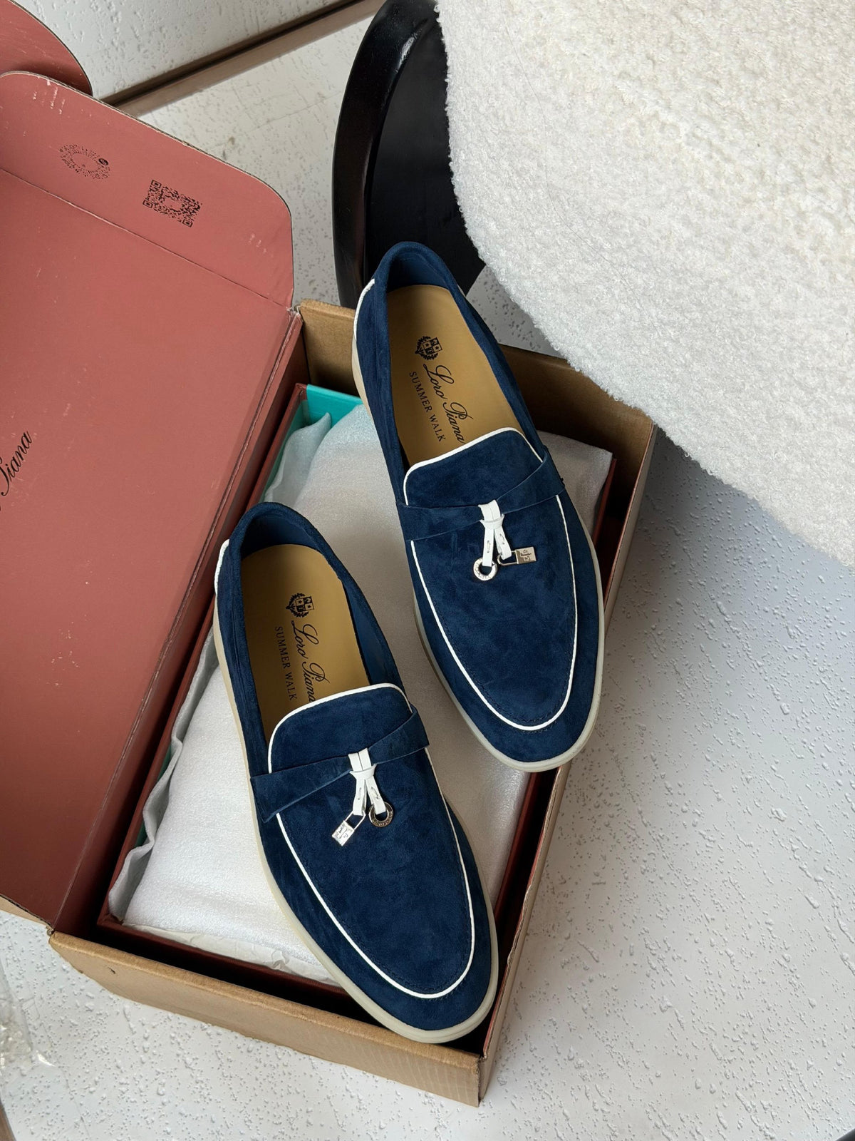 Loro Piana Loafers - Dark Blue